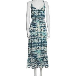 Nicole Miller Patterned Maxi Dress